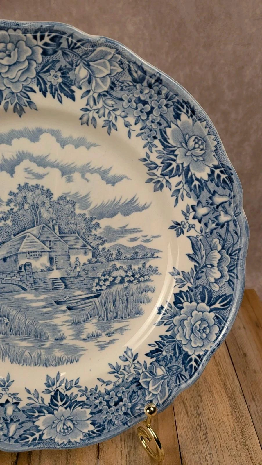Assiette anglaise Olde Staffordshire English Village – photo 3